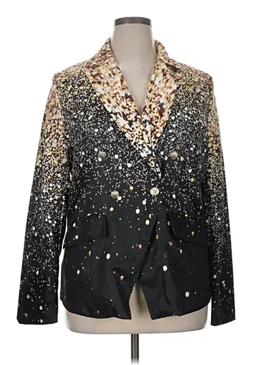 Pre-owned Unbranded Blazer Jacket In Gold