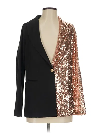 Pre-owned Unbranded Blazer Jacket In Gold