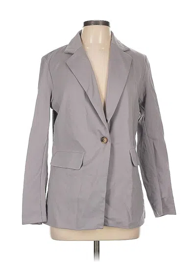 Pre-owned Unbranded Blazer Jacket In Gray