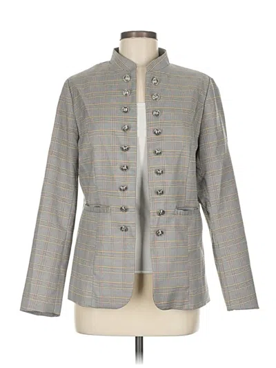 Pre-owned Unbranded Blazer Jacket In Gray