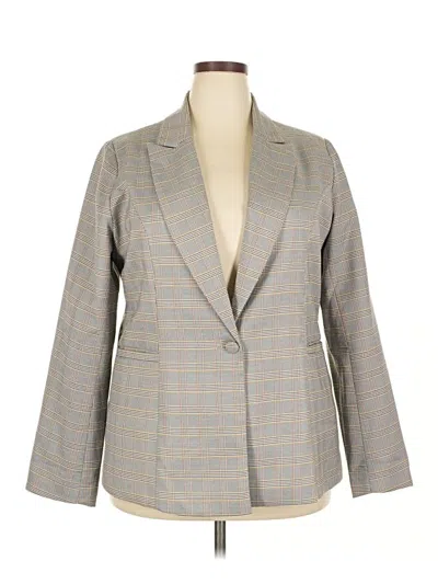 Pre-owned Unbranded Blazer Jacket In Gray