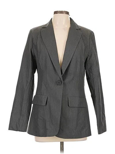 Pre-owned Unbranded Blazer Jacket In Gray