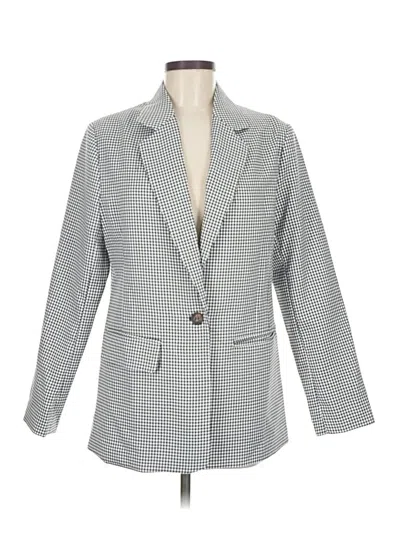 Pre-owned Unbranded Blazer Jacket In Gray