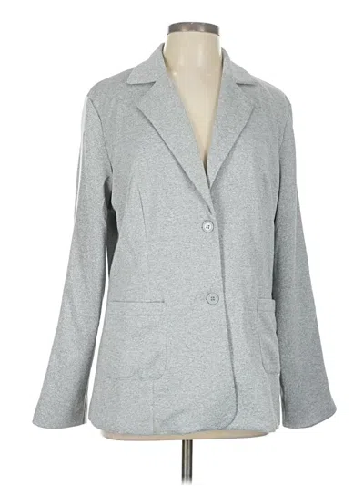 Pre-owned Unbranded Blazer Jacket In Gray