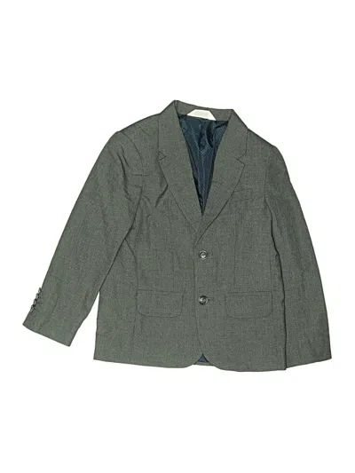 Pre-owned Unbranded Kids' Blazer Jacket In Gray