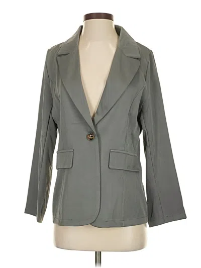 Pre-owned Unbranded Blazer Jacket In Gray