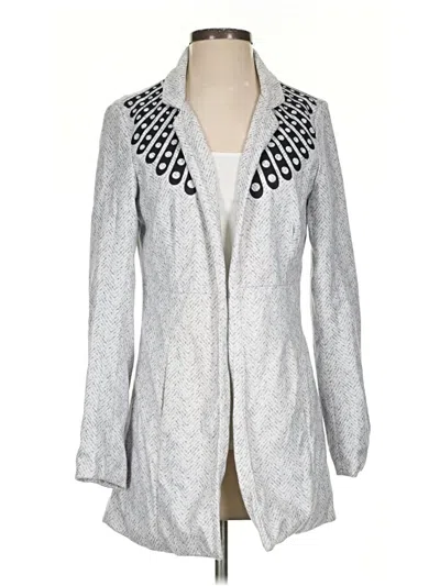 Pre-owned Unbranded Blazer Jacket In Gray