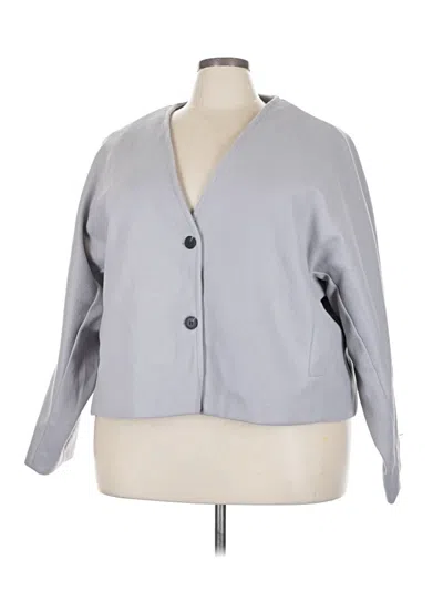 Pre-owned Unbranded Blazer Jacket In Gray