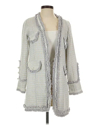 Pre-owned Unbranded Blazer Jacket In Gray