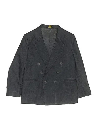 Pre-owned Unbranded Kids' Blazer Jacket In Gray