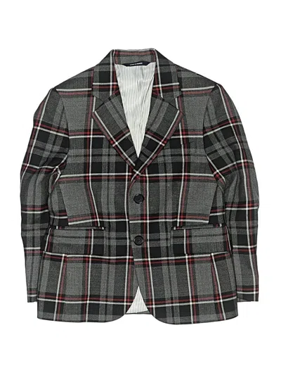 Pre-owned Unbranded Kids' Blazer Jacket In Gray