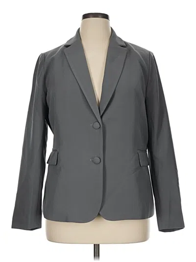 Pre-owned Unbranded Blazer Jacket In Gray