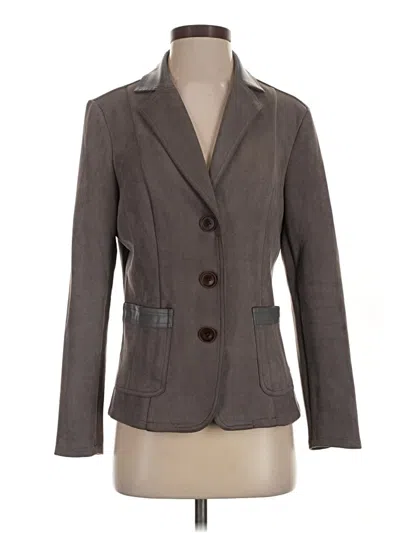 Pre-owned Unbranded Blazer Jacket In Gray
