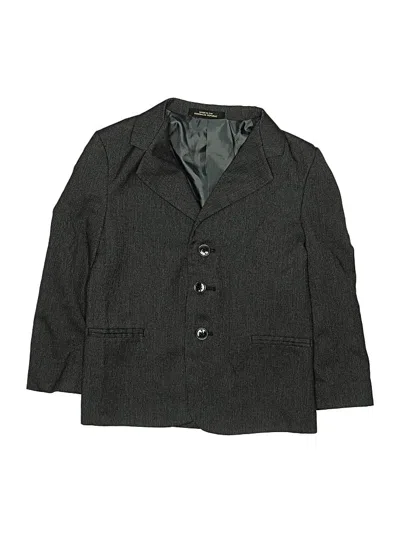 Pre-owned Unbranded Kids' Blazer Jacket In Gray