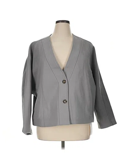 Pre-owned Unbranded Blazer Jacket In Gray