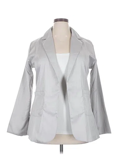 Pre-owned Unbranded Blazer Jacket In Gray