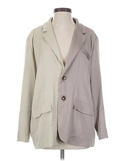 Pre-owned Unbranded Blazer Jacket In Gray