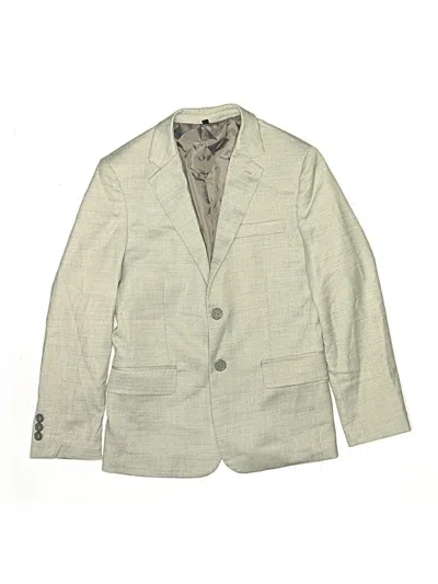 Pre-owned Unbranded Kids' Blazer Jacket In Gray