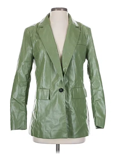 Pre-owned Unbranded Blazer Jacket In Green