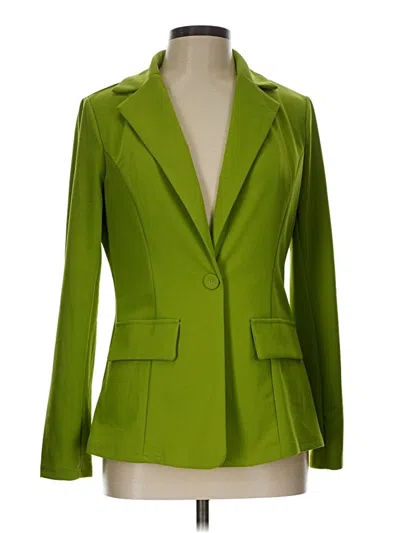 Pre-owned Unbranded Blazer Jacket In Green