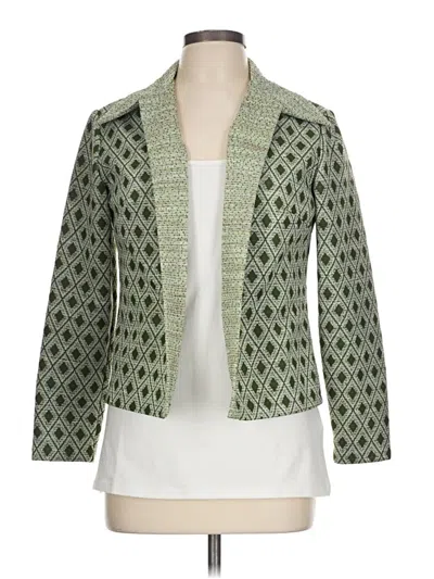 Pre-owned Unbranded Blazer Jacket In Green
