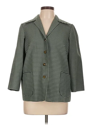 Pre-owned Unbranded Blazer Jacket In Green