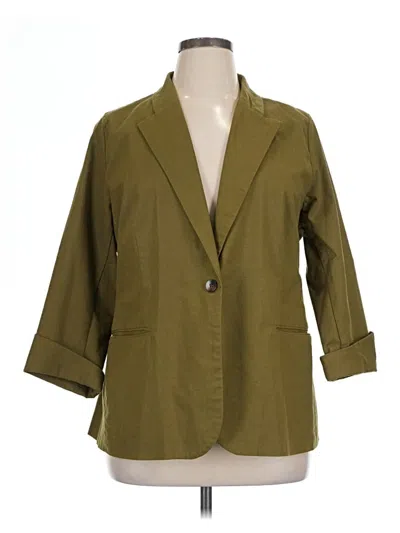Pre-owned Unbranded Blazer Jacket In Green