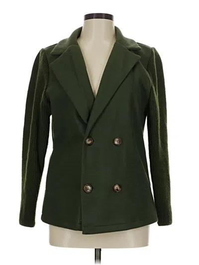 Pre-owned Unbranded Blazer Jacket In Green