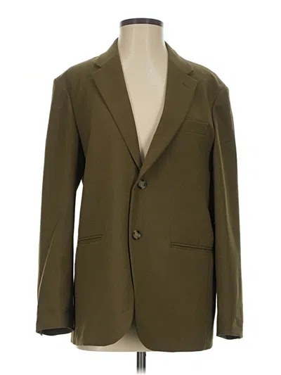 Pre-owned Unbranded Blazer Jacket In Green