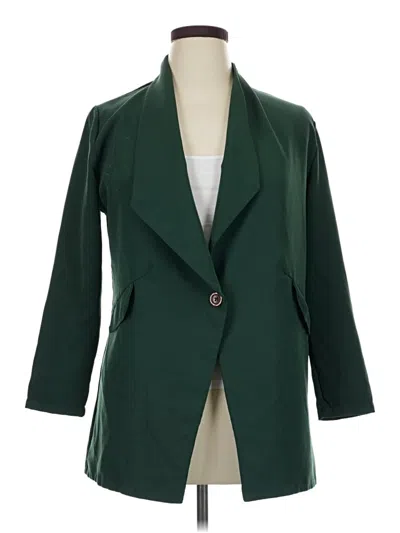 Pre-owned Unbranded Blazer Jacket In Green