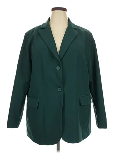Pre-owned Unbranded Blazer Jacket In Green