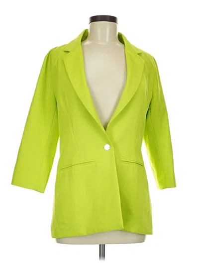 Pre-owned Unbranded Blazer Jacket In Green
