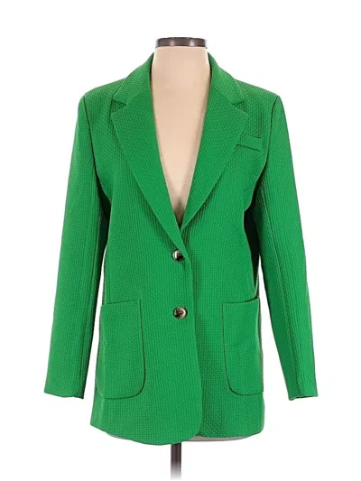 Pre-owned Unbranded Blazer Jacket In Green