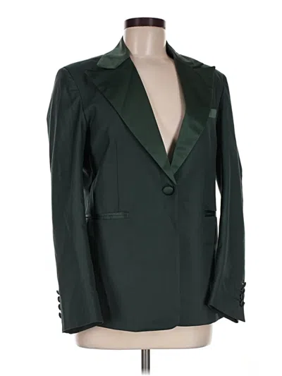 Pre-owned Unbranded Blazer Jacket In Green