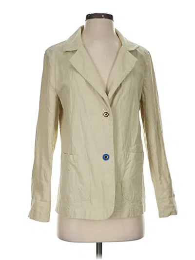 Pre-owned Unbranded Blazer Jacket In Ivory