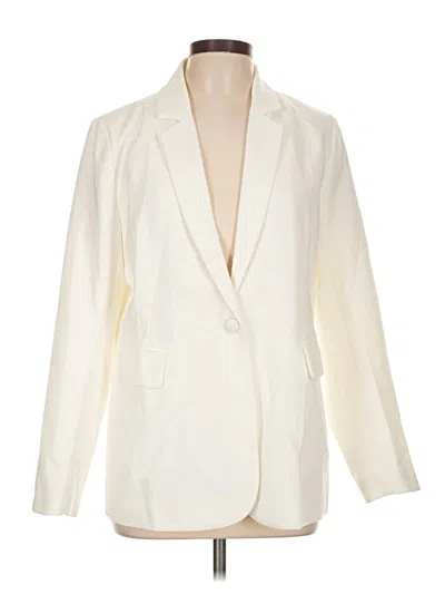 Pre-owned Unbranded Blazer Jacket In Ivory