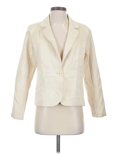 Pre-owned Unbranded Blazer Jacket In Ivory