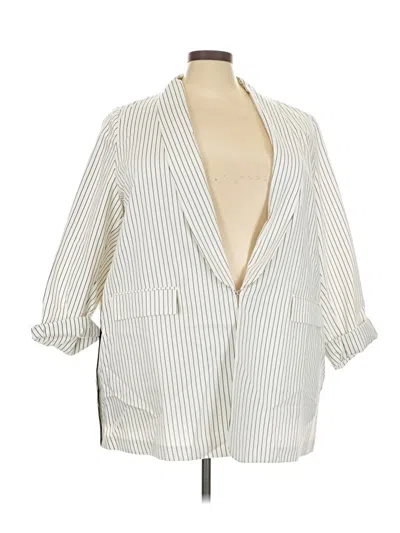Pre-owned Unbranded Blazer Jacket In Ivory