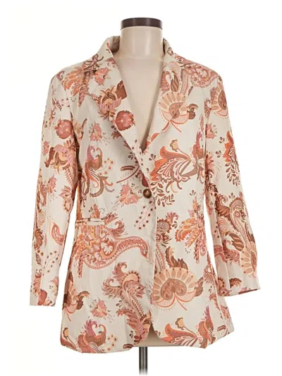 Pre-owned Unbranded Blazer Jacket In Ivory