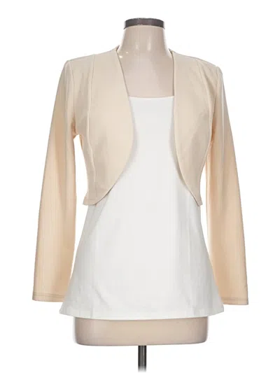 Pre-owned Unbranded Blazer Jacket In Ivory