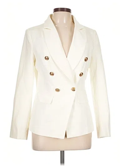 Pre-owned Unbranded Blazer Jacket In Ivory