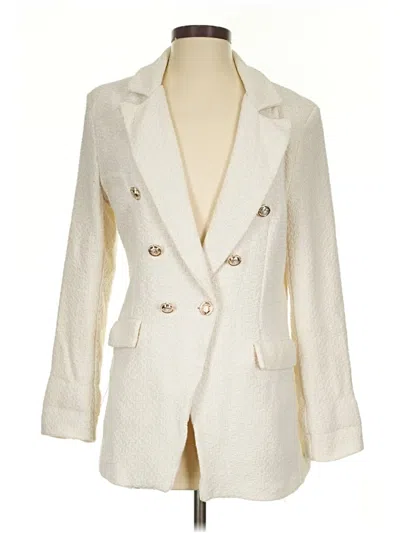 Pre-owned Unbranded Blazer Jacket In Ivory