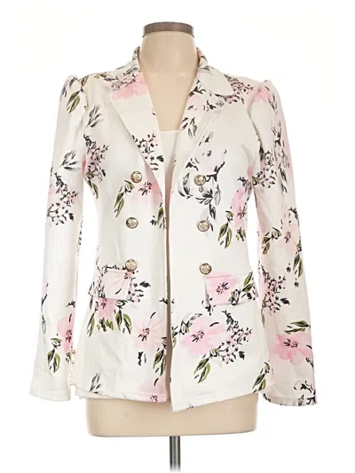 Pre-owned Unbranded Blazer Jacket In Ivory