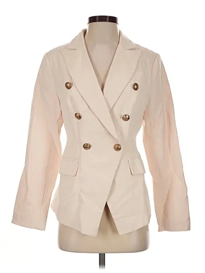 Pre-owned Unbranded Blazer Jacket In Ivory