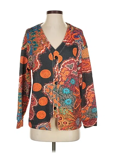 Pre-owned Unbranded Blazer Jacket In Orange