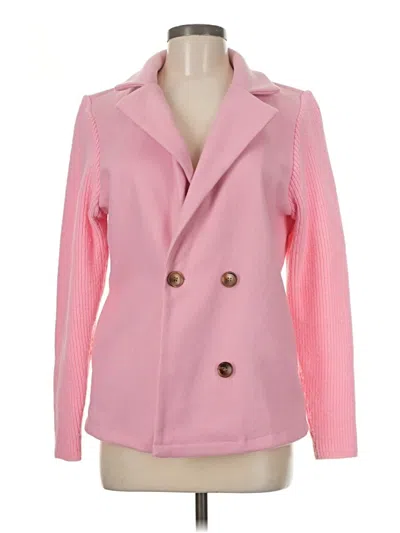 Pre-owned Unbranded Blazer Jacket In Pink