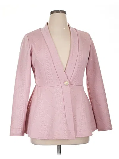 Pre-owned Unbranded Blazer Jacket In Pink