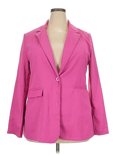 Pre-owned Unbranded Blazer Jacket In Pink