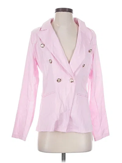 Pre-owned Unbranded Blazer Jacket In Pink