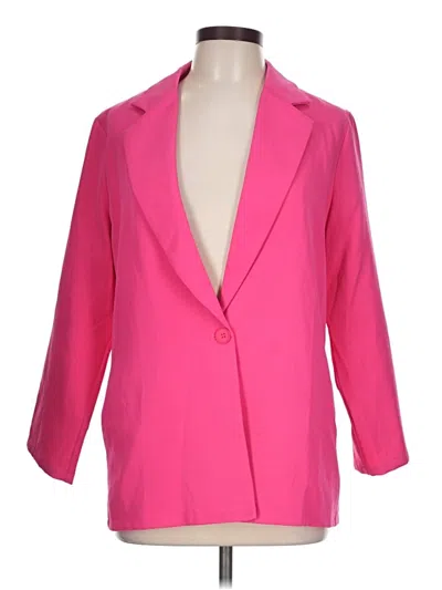 Pre-owned Unbranded Blazer Jacket In Pink